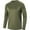 #Army Green, variant on DPTALR George Men's Drying Loose Fitting Sports Fashion Long Sleeved Round Neck Top,shirt,Blue,Big and Tall Men M