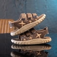 thumbnail image 6 of WAVSUF Kids Boys Casual Sandals Round Toe Lightweight Anti Slip Summer Beach Vacation Shoes Brown Size 2.5 Big Boys, 6 of 9