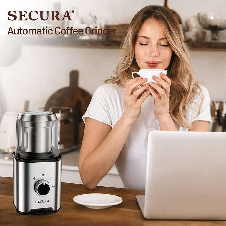 Secura Coffee Grinder Electric, Spice Grinder Electric, Coffee