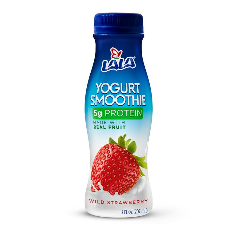 LALA Drinkable Yogurt, Wild Strawberry, 7 Oz., 4 Count - Walmart.com