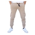 thumbnail image 1 of Jogger cargo de gabardina stretch John Silver Corte skinny color arena, 1 of 4