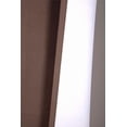 thumbnail image 3 of Gorgeous Home Linen 2PC Brown Coffee Solid Matte Color Window Lined Panel Curtain Rod Pocket 37" Width X 108" Length (each) Panel, 3 of 6