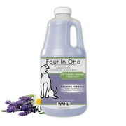 Wahl 4-In-1 Calming Pet Shampoo – Cleans, Conditions, Detangles, & Moisturizes with Lavender Chamomile 64 Ounce