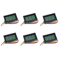 thumbnail image 1 of Herramienta instrumento 0 56 pulgadas medidor voltaje 2 cables 5-120V () verde, 1 of 7