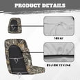 thumbnail image 6 of KUIFORTI Cute Camouflage UTV Seat Covers Scratch-resistant Seats Cover with Headrest Covers Polyester Rhino UTV Accessories Compatible with Rhino 700 660 450 2004-2021, 6 of 7