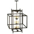 thumbnail image 5 of Meyda 143301 36 in. Square Quadrato Uma Pendant, Mahogany Bronze & Clear Glass, 5 of 5