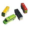 thumbnail image 3 of Runquan 4 Pieces Kids Diecast Metal Alloy Pull Back Bus for 1:64 Scale Game, 3 of 8