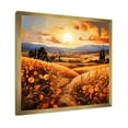 thumbnail image 2 of Designart "Golden Fields in the US Countryside III" Landscapes Framed Wall Art Decor - Traditional Yellow Romantic Landscape Hallway Framed Wall Art Decor, 2 of 6