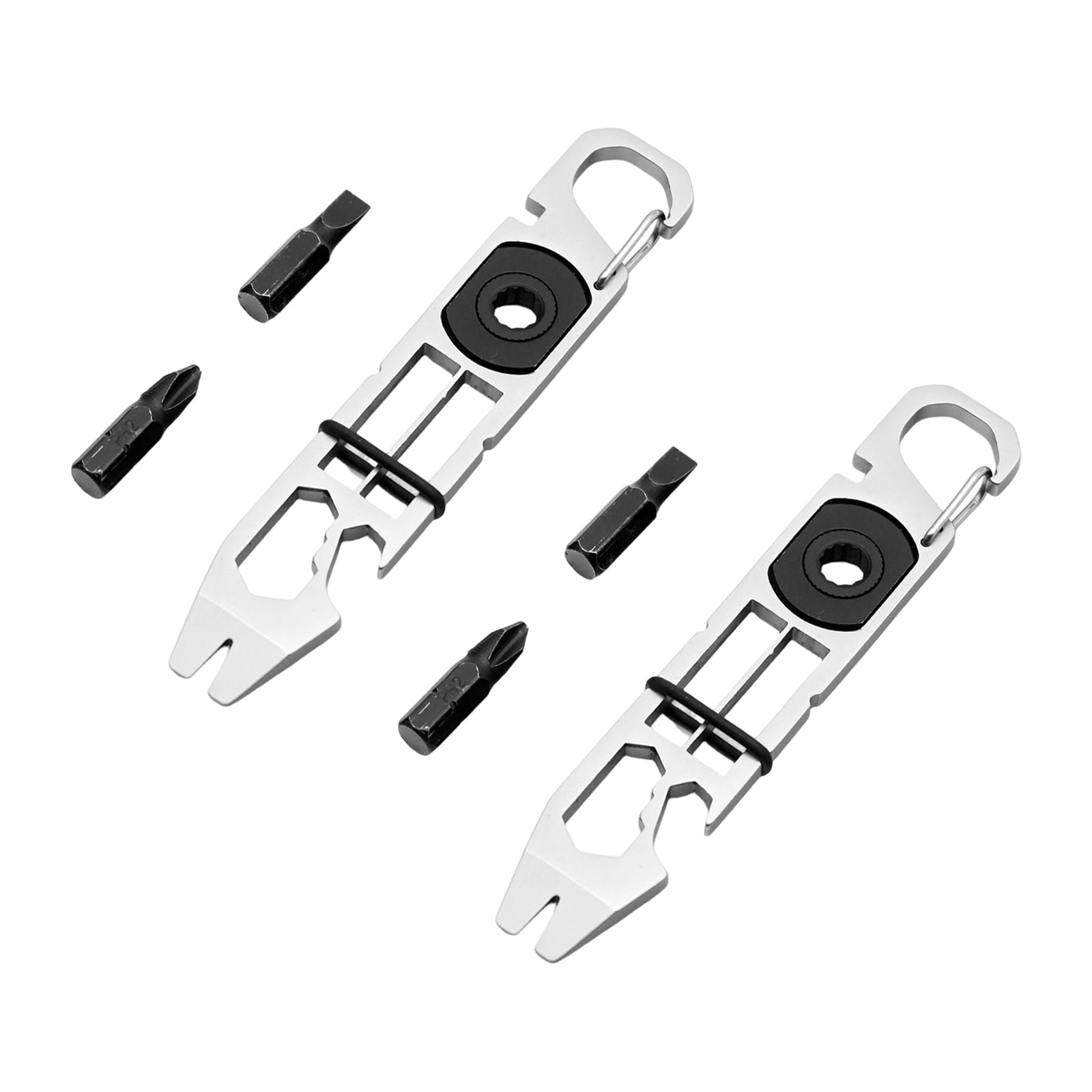 Multipurpose Bottle Opener Key Clip Key Holder Camping Hiking Multitool Alloy Keychain Multifunctional Buckle Keychain
