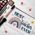 thumbnail image 4 of 12 Pcs Teacher Appreciation Gifts Set, 6 PCS Makeup Cosmetic Bags with 6PCS Heart-Shaped Keychains with Diamonds, Valentines Graduation Gifts for Teacher, 4 of 6