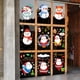 thumbnail image 4 of Paquete de 9 Pegatinas Navideñas para Ventanas | Pegatinas Navideñas Coloridas de Pvc | Decoraciones Navideñas Translúcidas Reutilizables para Centros Comerciales, Hogar, Oficina y Decoración de Temp, 4 of 6