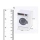 thumbnail image 3 of Dollhouse Washing Machine 1/12 Scale Miniature Laundry Room Furniture Washer, 3 of 4