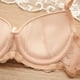 thumbnail image 4 of Sujetador push up de mujer, fino y mediano, de color liso, sexy, de encaje brillante, 4 of 6