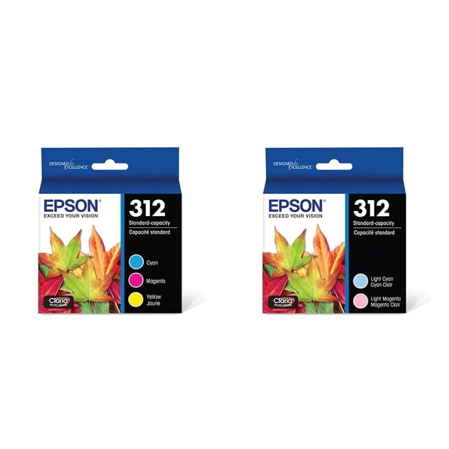 Cartucho de tinta Epson 312 Claria Photo HD de capacidad estándar