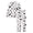 White#2, variant on Tnhcen 2025 Women Cartoon Print Pajama Lounge Set Long Sleeve Sleepwear Nightwear 2 Piece Pjs