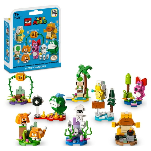 LEGO Super Mario Series 6 Character Pack Action Figure, with Action Tag