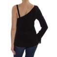 thumbnail image 4 of SANCTUARY Womens Black Tiered Long Sleeve Asymmetrical Neckline Top M, 4 of 4