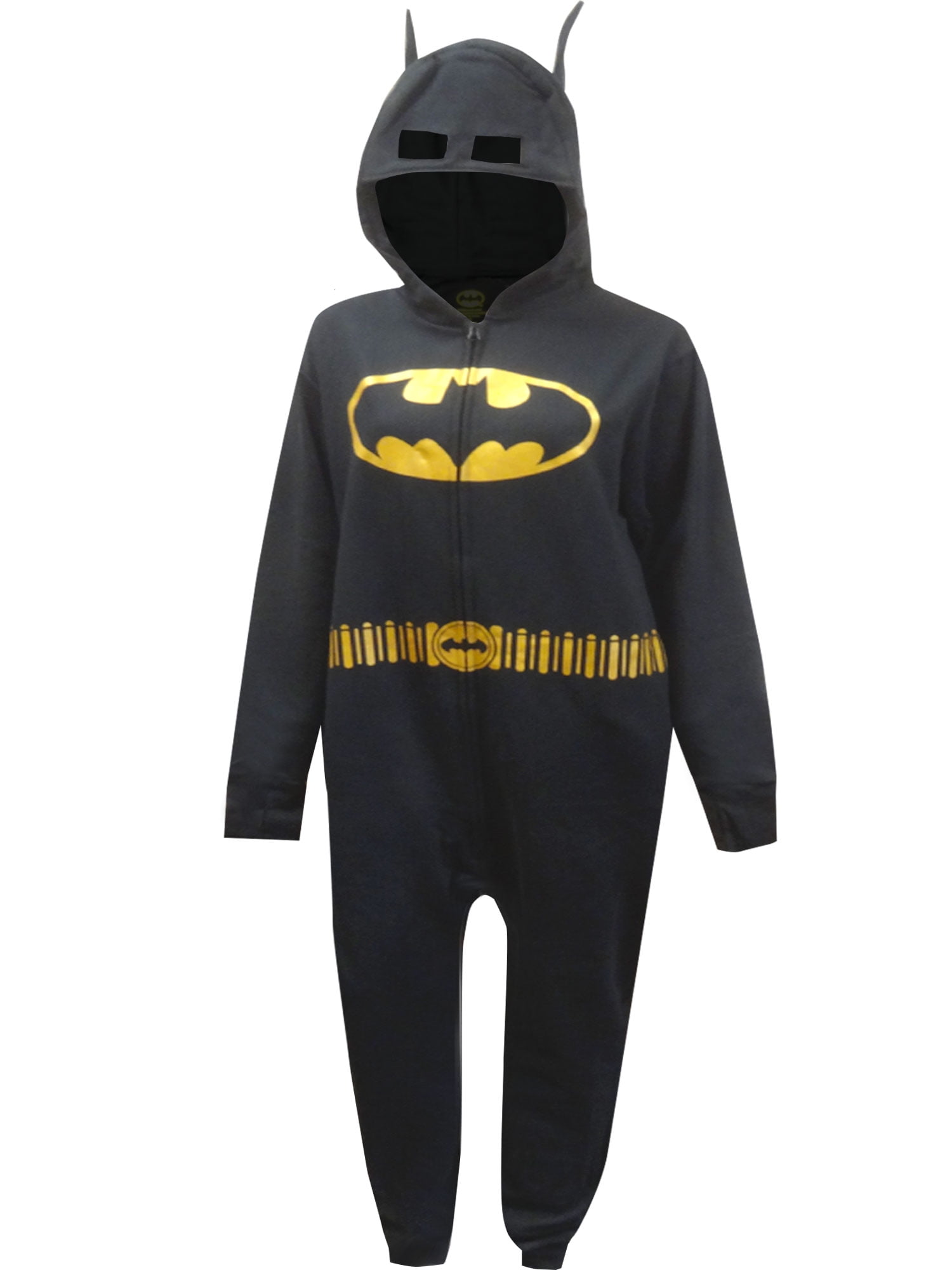 DC Comics Toddler Boys Batman Bat Signal Footed Pajamas with Cape