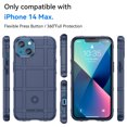 thumbnail image 2 of SaniMore Case for iPhone 14 Plus 6.7" 2022, Rugged Heavy Duty Protective Cover Anti-slip Drop-proof Slim Lightweight Anti-scratch 360°Full Protective Cover For iPhone 14 Plus, Blue, 2 of 7