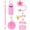 2, variant on 8Pcs Decorative Picnics Cup Accessory Pack Fun Party Cup Decorating with Flower Designs, Straw Caps, Sleeve & Chain