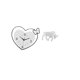 thumbnail image 5 of Reloj De Pared De Corazón De Acrílico Y Estatua De Toro De Resina Moderna, Arte Decorativo Creativo Para Oficina, Sala De Estudio, Cafetería, Entrada, Mesa, Escritorio, Estante, 5 of 8