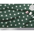 thumbnail image 2 of Soimoi Green Japan Crepe Satin Fabric Stars Star Printed Craft Fabric by The Yard 44 Inch Wide, 2 of 3