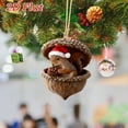 thumbnail image 3 of nTRIUQJ 6Pcs Forest Animal Christmas Decorations for Tree, Animal Pattern 2D Acrylic Christmas Hanging Ornament for Christmas Trees Multicolor, 3 of 4