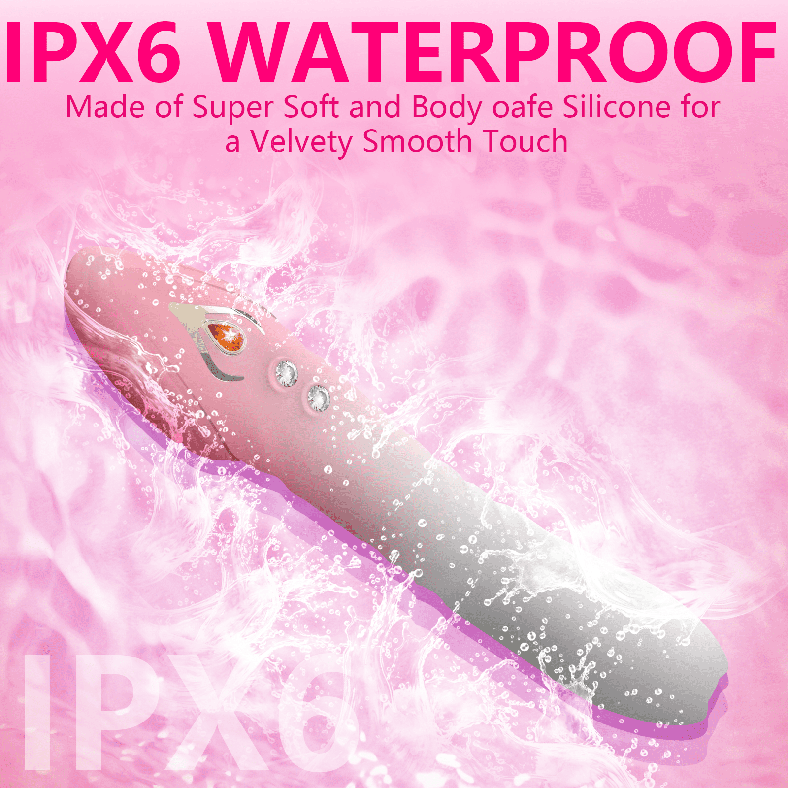 Vibrator Thrusting Dildo for Women - G Spot Vibrator Stimulator Sex Toys Dildos Vibrator with 10 Vibration & 3 Thrusting Modes,Adult Thrusting Dildo and Rabbit Vibrators Adult Sex Toy for Women and Co