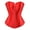 Red, variant on Boned Corsets Bustier Top Women Red XL