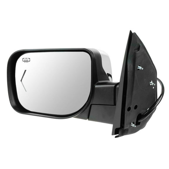 TRQ Mirror Power Heated Memory Turn Puddle Light Chrome LH for QX56 Armada Titan MRA08352