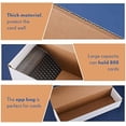 thumbnail image 4 of 6 Pack 800 Count Trading Card Storage Box Trading Organizer Game Sport Cardboard Box Collectible for Baseball Football Basketball Card Storage Protection (15 x 3 x 4-1/8 Inch), 4 of 7