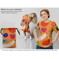 thumbnail image 6 of oneOone Georgette Viscose Orange Fabric Fruits Dress Material Fabric Print Fabric By The Yard 42 Inch Wide, 6 of 6