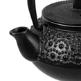 thumbnail image 3 of unbranded Hervidor De Hierro Fundido Negro Con Para Té A En, 3 of 6