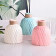 thumbnail image 5 of Flower Vase European Style Unbreakable Modern Solid Color Desktop Decoration for Home Heavy Duty Plastic Dried or Artificial Flowers Round Opening, 5 of 8