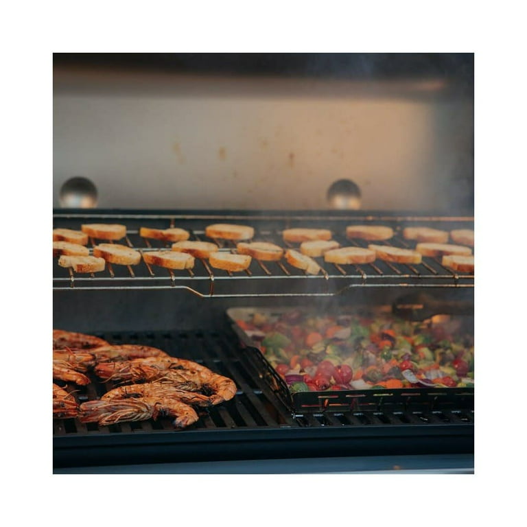 Weber Genesis SPX-435 4-Burner Propane Smart Grill, Side Burner