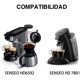 thumbnail image 2 of Cápsula de café reutilizable para Senseo HD7801 y Senseo HD6592, filtro de cápsulas de café recargable de acero inoxidable con cuchara de Metal, 2 of 5