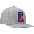 thumbnail image 3 of Men's Mitchell & Ness Heathered Gray LA Clippers 2.0 Snapback Hat, 3 of 5