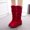 Red, variant on YOUYEDIAN Boots for Women Low Heel Fashion Round Toe Warm Versatile Mid Top Booties Fall Winter Casual Outdoor Comfortable Shoes