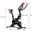 Pro Indoor Cycling Bike Stationary Home Gym Workout Bicycle with 4