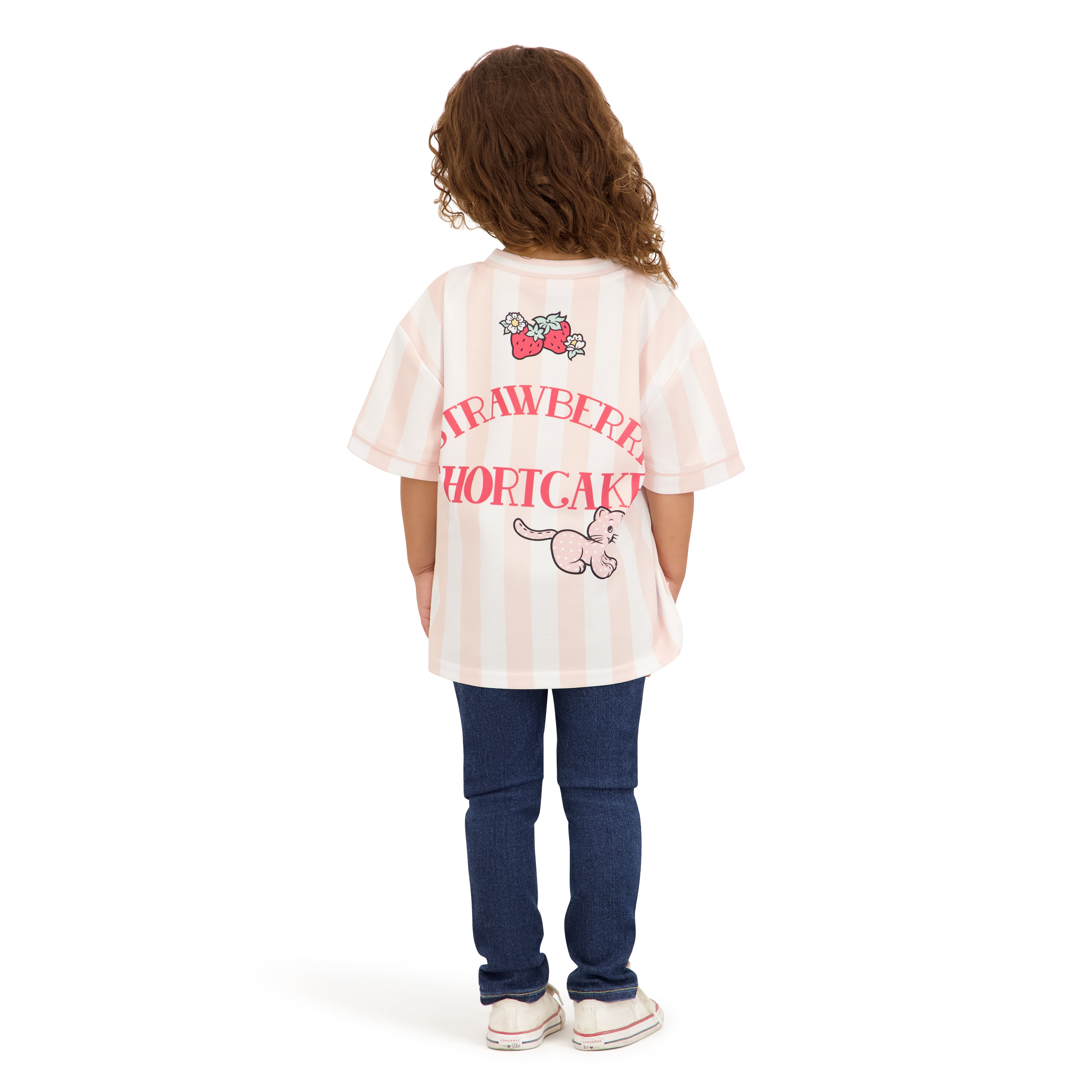 Strawberry Shortcake Toddler Girl Short Sleeve Jersey, Sizes 12 Months-5T