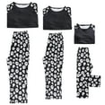 thumbnail image 3 of DARING DIVA Pajama Set Print Long Pajama Top Matching Sleep Pant ["Men"] M Black, 3 of 5