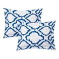 thumbnail image 4 of Chic Home Asya 6-Piece Reversible Geometric Duvet Cover Set, Twin X-Long, Blue, 4 of 6