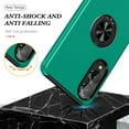 thumbnail image 6 of Stand Case for Samsung Galaxy S25 Edge, Dual-Layers Shockproof Protective Phone Cover with Magnetic Rotated Ring Holder Kickstand, Heavy Duty Rugged Case for Samsung Galaxy S25 Edge, Darkgreen, 6 of 7