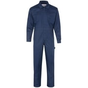Coverall Men's with Tool Pockets, 2-Way Heavy Brass Zipper