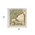 thumbnail image 7 of 18" x 18" Vintage 1773 Map of British Empire in North America Wall Art, 7 of 7