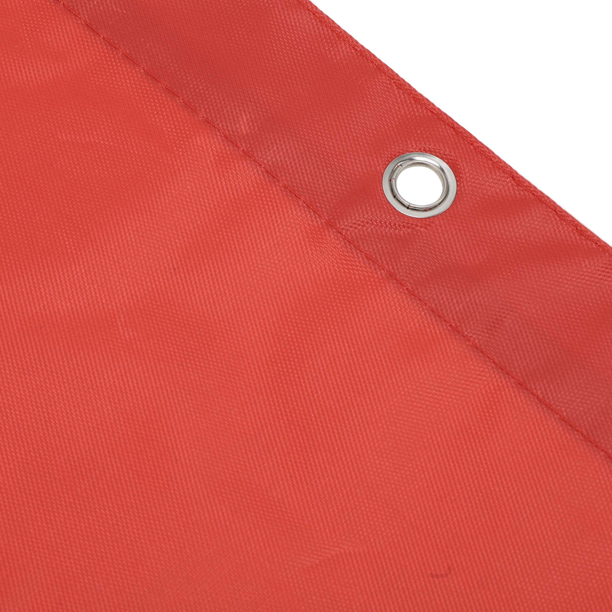 Unique Bargains Pencil Case for 3 Ring Binder, Double Layer, Smooth Zipper Red
