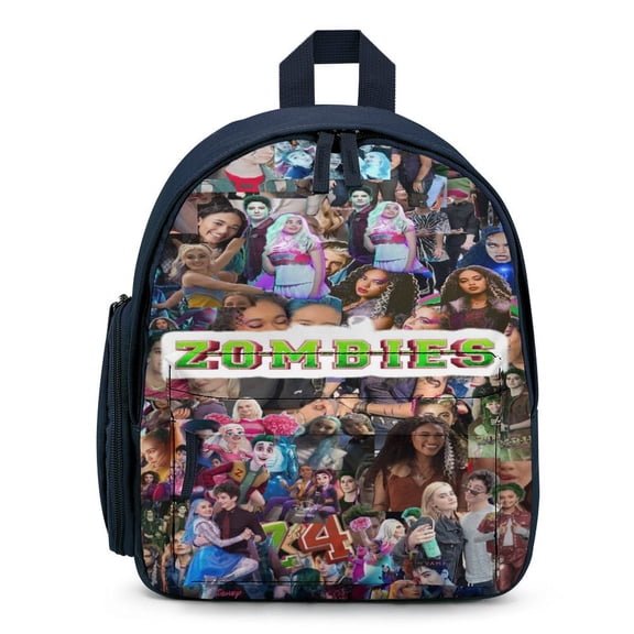 Zombio Character Backpack for Men Women Small Bookbag with Front Pocket