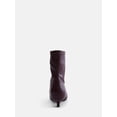 thumbnail image 3 of Scenario Women's Stretch Kitten Heel Faux Leather Booties, 3 of 7
