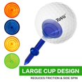 thumbnail image 3 of Golf Tees ToVII, 3 1/4 tazas grandes de plástico, paquete de 40 unidades (verde/azul), 3 of 7
