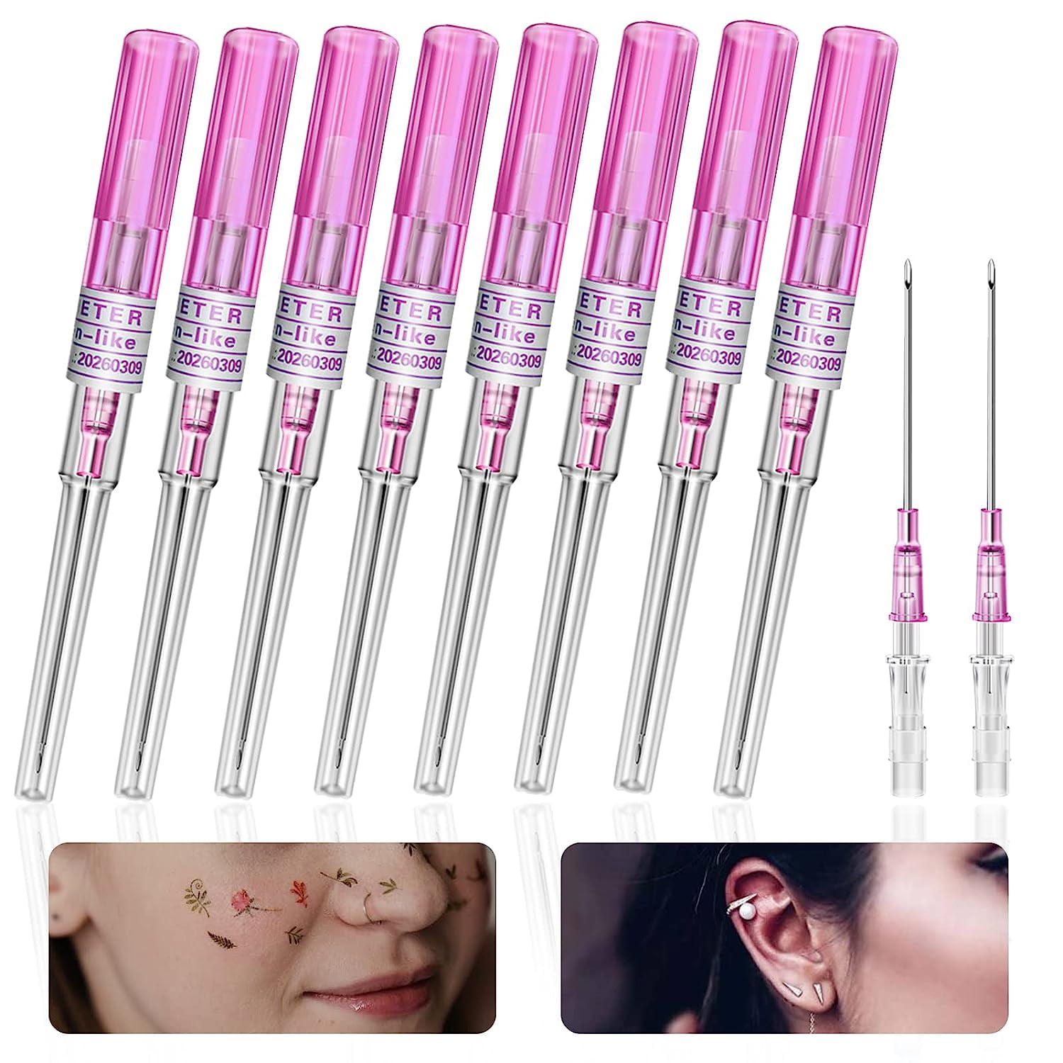 Catheter Piercing Needles 10pcs 20G Catheter Piercing Needles IV